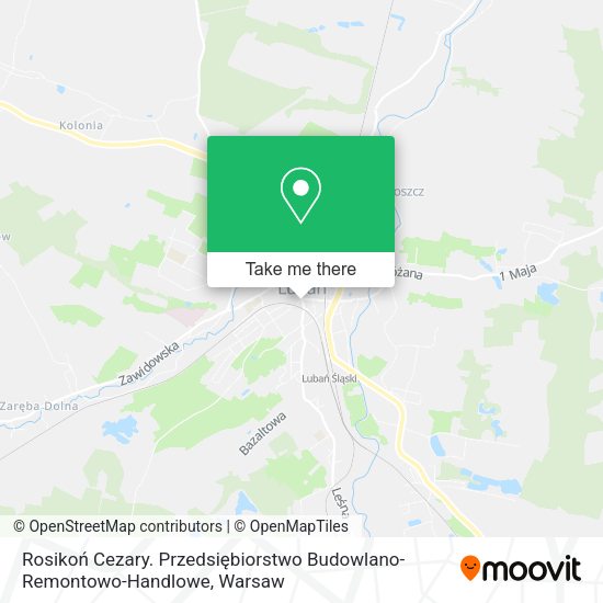 Rosikoń Cezary. Przedsiębiorstwo Budowlano-Remontowo-Handlowe map