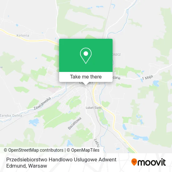 Карта Przedsiebiorstwo Handlowo Uslugowe Adwent Edmund