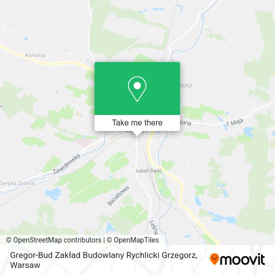 Gregor-Bud Zakład Budowlany Rychlicki Grzegorz map