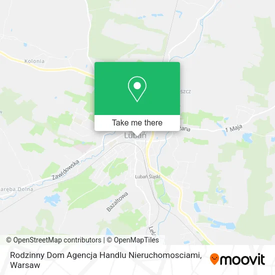 Карта Rodzinny Dom Agencja Handlu Nieruchomosciami