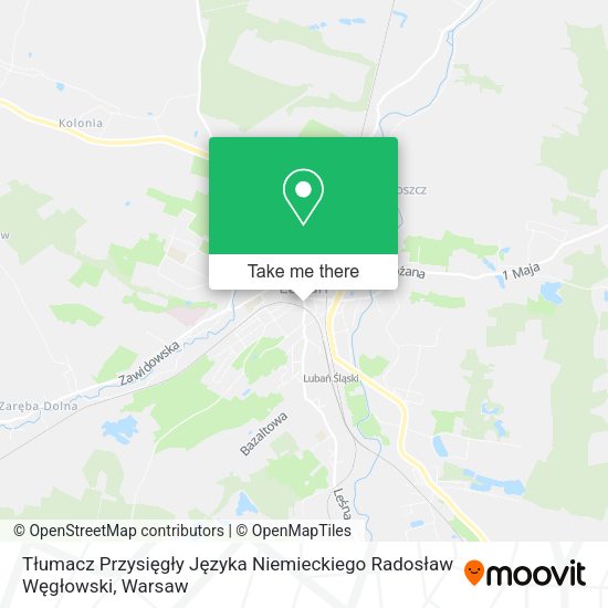 Tłumacz Przysięgły Języka Niemieckiego Radosław Węgłowski map