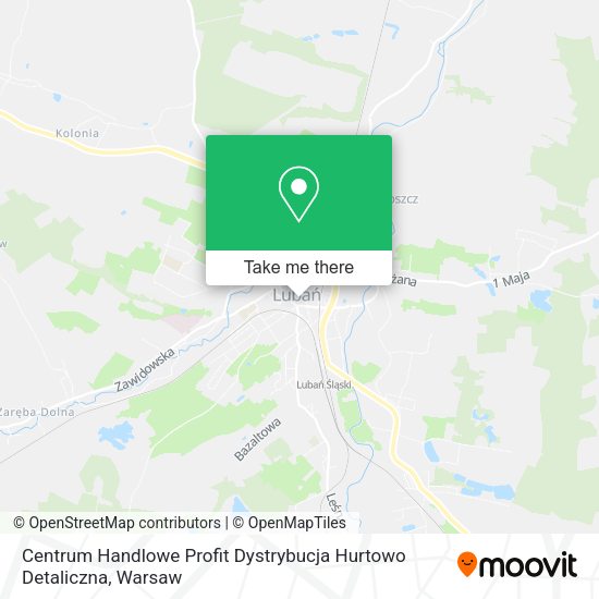 Centrum Handlowe Profit Dystrybucja Hurtowo Detaliczna map