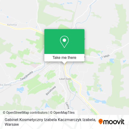 Карта Gabinet Kosmetyczny Izabela Kaczmarczyk Izabela