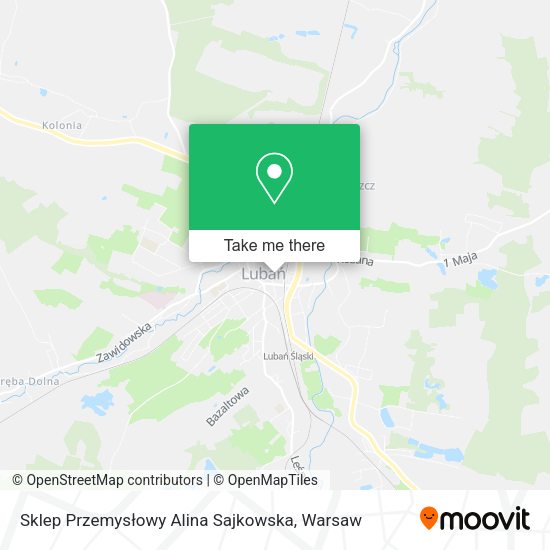 Sklep Przemysłowy Alina Sajkowska map