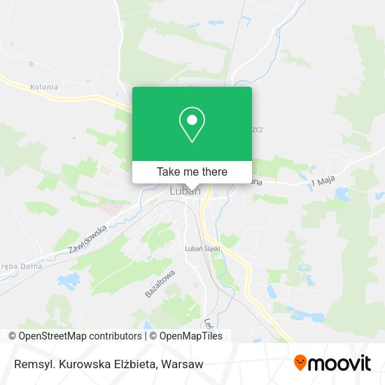 Remsyl. Kurowska Elżbieta map