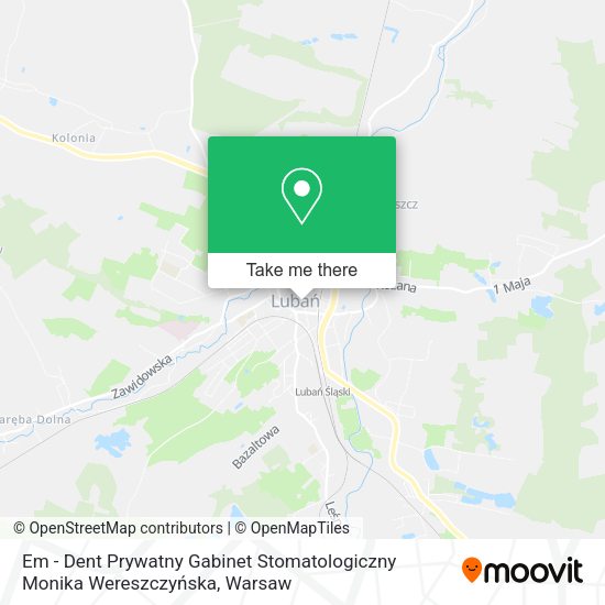 Em - Dent Prywatny Gabinet Stomatologiczny Monika Wereszczyńska map