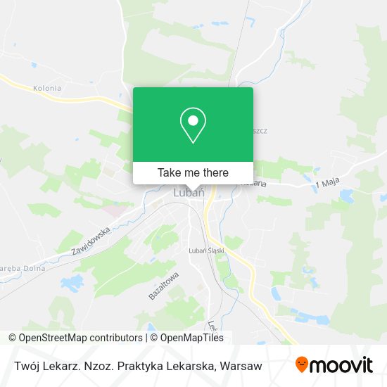 Twój Lekarz. Nzoz. Praktyka Lekarska map