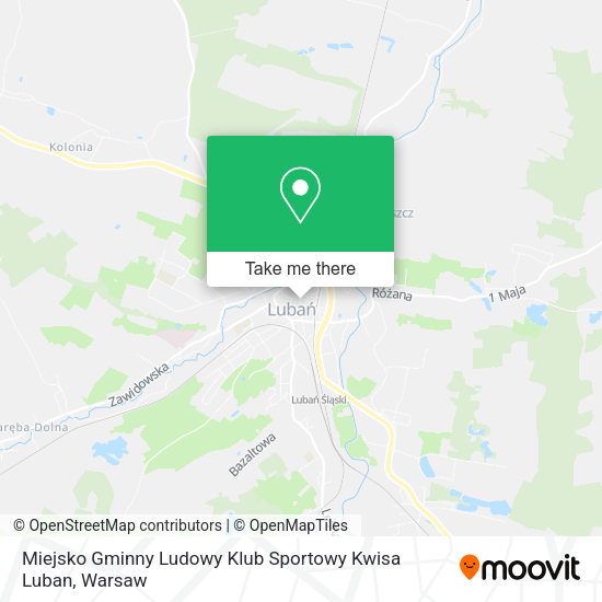 Miejsko Gminny Ludowy Klub Sportowy Kwisa Luban map