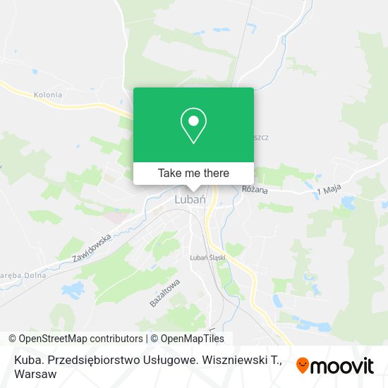 Kuba. Przedsiębiorstwo Usługowe. Wiszniewski T. map