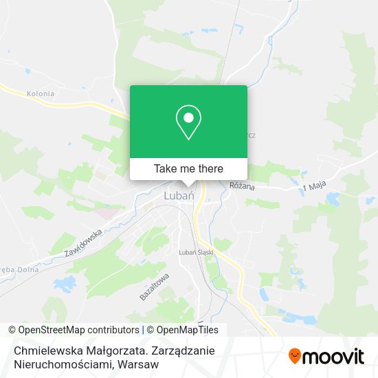 Chmielewska Małgorzata. Zarządzanie Nieruchomościami map