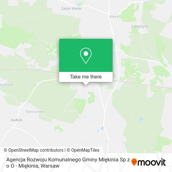 Agencja Rozwoju Komunalnego Gminy Miękinia Sp z o O - Miękinia map