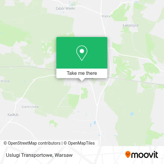 Карта Uslugi Transportowe