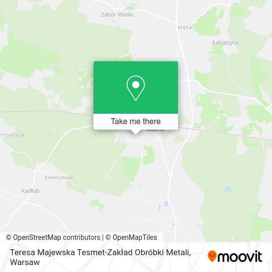 Teresa Majewska Tesmet-Zakład Obróbki Metali map