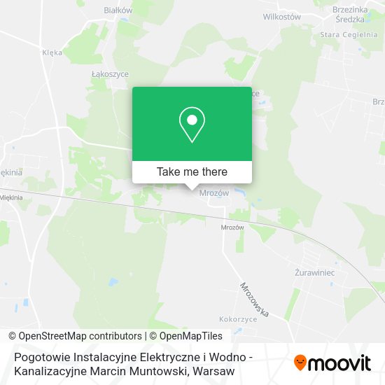 Pogotowie Instalacyjne Elektryczne i Wodno - Kanalizacyjne Marcin Muntowski map