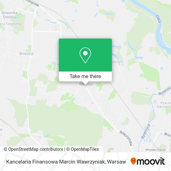 Kancelaria Finansowa Marcin Wawrzyniak map