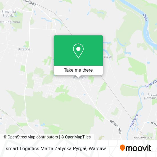 smart Logistics Marta Zatycka Pyrgał map