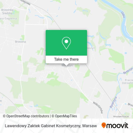 Lawendowy Zaktek Gabinet Kosmetyczny map