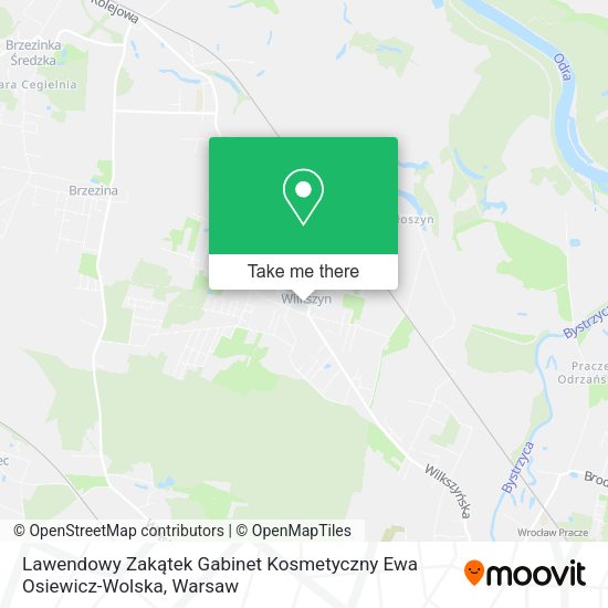 Lawendowy Zakątek Gabinet Kosmetyczny Ewa Osiewicz-Wolska map