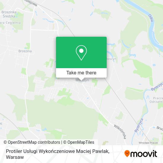 Protiler Usługi Wykończeniowe Maciej Pawlak map