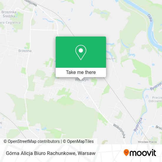 Górna Alicja Biuro Rachunkowe map