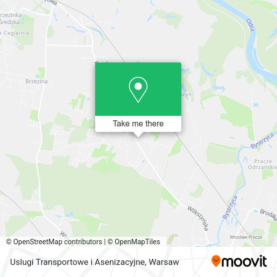 Uslugi Transportowe i Asenizacyjne map