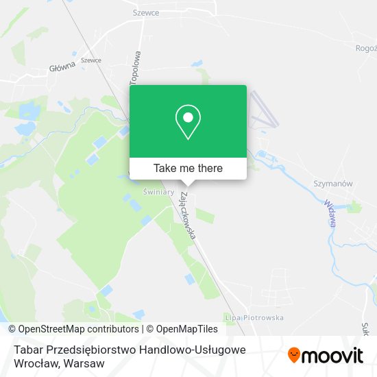 Tabar Przedsiębiorstwo Handlowo-Usługowe Wrocław map