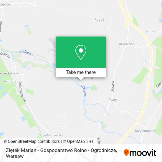 Ziętek Marian - Gospodarstwo Rolno - Ogrodnicze map