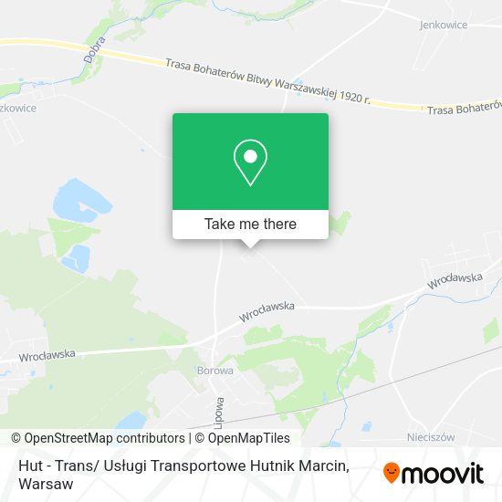 Hut - Trans/ Usługi Transportowe Hutnik Marcin map