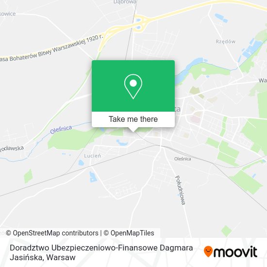 Doradztwo Ubezpieczeniowo-Finansowe Dagmara Jasińska map