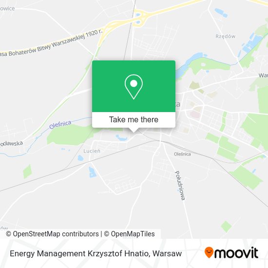 Energy Management Krzysztof Hnatio map