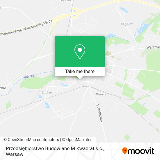 Przedsiębiorstwo Budowlane M Kwadrat s.c. map