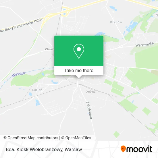 Карта Bea. Kiosk Wielobranżowy