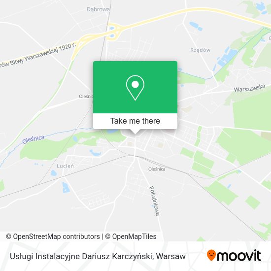 Usługi Instalacyjne Dariusz Karczyński map