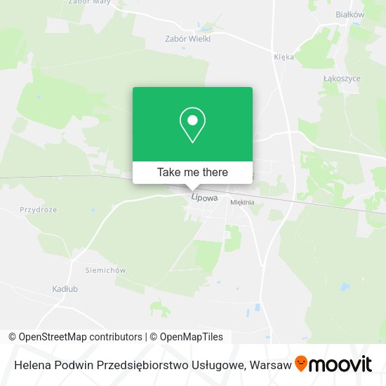 Helena Podwin Przedsiębiorstwo Usługowe map