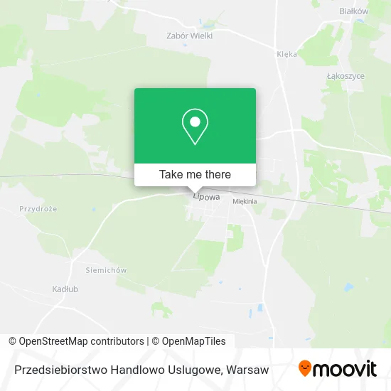 Карта Przedsiebiorstwo Handlowo Uslugowe