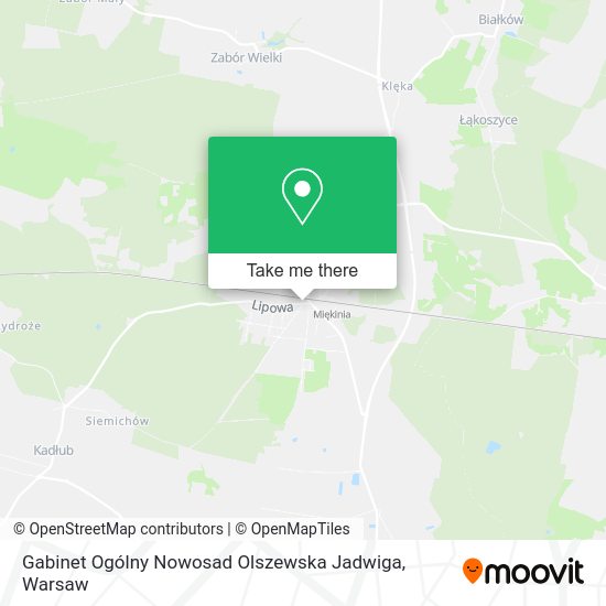 Gabinet Ogólny Nowosad Olszewska Jadwiga map