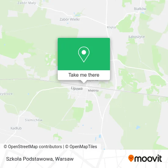 Карта Szkoła Podstawowa