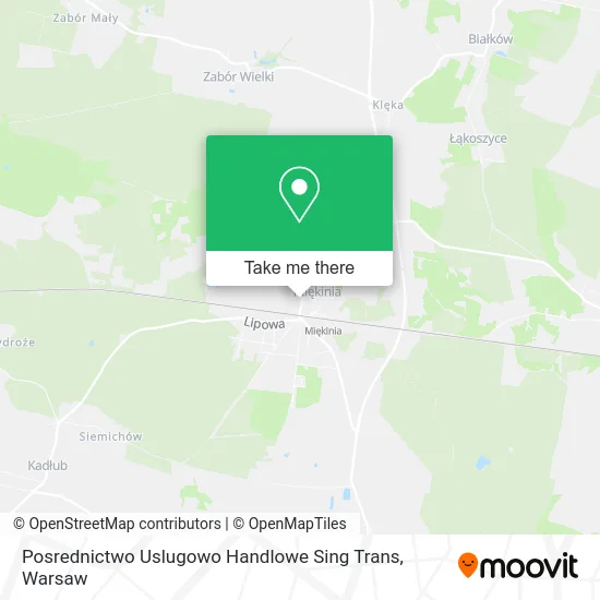 Карта Posrednictwo Uslugowo Handlowe Sing Trans