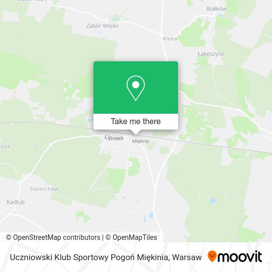 Uczniowski Klub Sportowy Pogoń Miękinia map