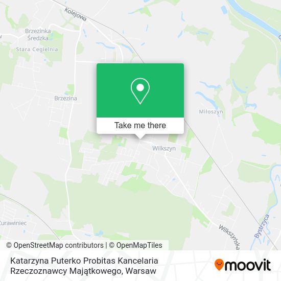 Katarzyna Puterko Probitas Kancelaria Rzeczoznawcy Majątkowego map