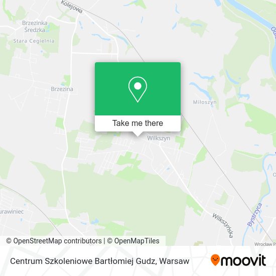 Centrum Szkoleniowe Bartłomiej Gudz map