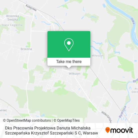 Dks Pracownia Projektowa Danuta Michalska Szczepańska Krzysztof Szczepański S C map