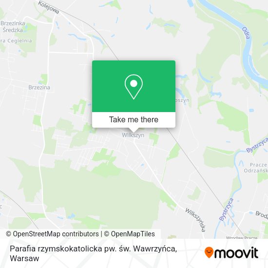 Parafia rzymskokatolicka pw. św. Wawrzyńca map