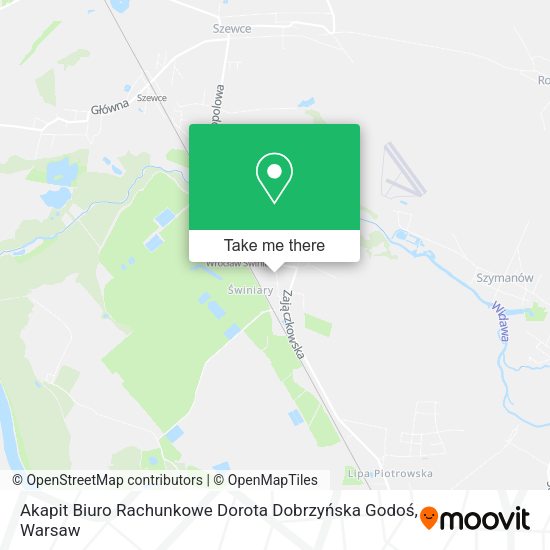 Akapit Biuro Rachunkowe Dorota Dobrzyńska Godoś map