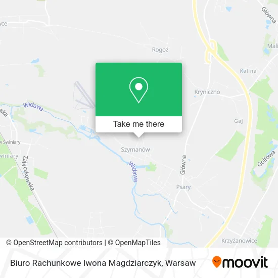 Карта Biuro Rachunkowe Iwona Magdziarczyk