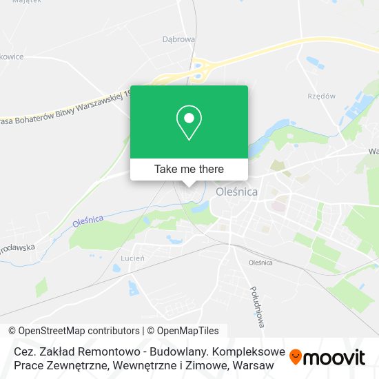 Cez. Zakład Remontowo - Budowlany. Kompleksowe Prace Zewnętrzne, Wewnętrzne i Zimowe map