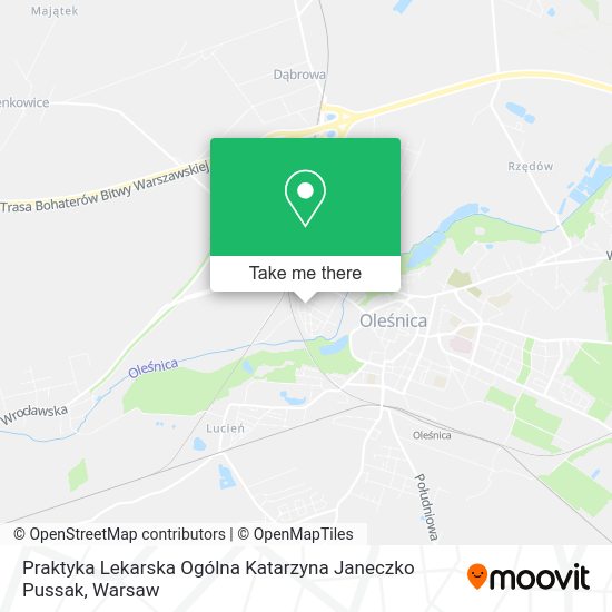 Praktyka Lekarska Ogólna Katarzyna Janeczko Pussak map