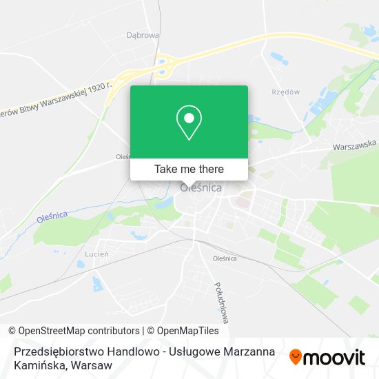 Przedsiębiorstwo Handlowo - Usługowe Marzanna Kamińska map