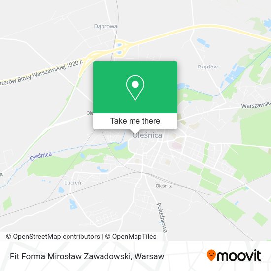 Fit Forma Mirosław Zawadowski map