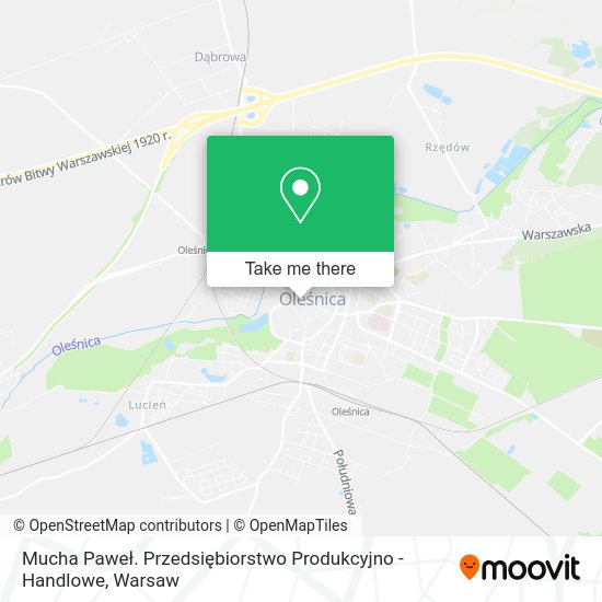 Mucha Paweł. Przedsiębiorstwo Produkcyjno - Handlowe map